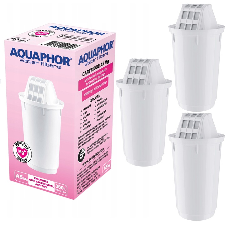 Wkład filtrujący Aquaphor A5 Mg do dzbanka wzbogacający wodę w magnez