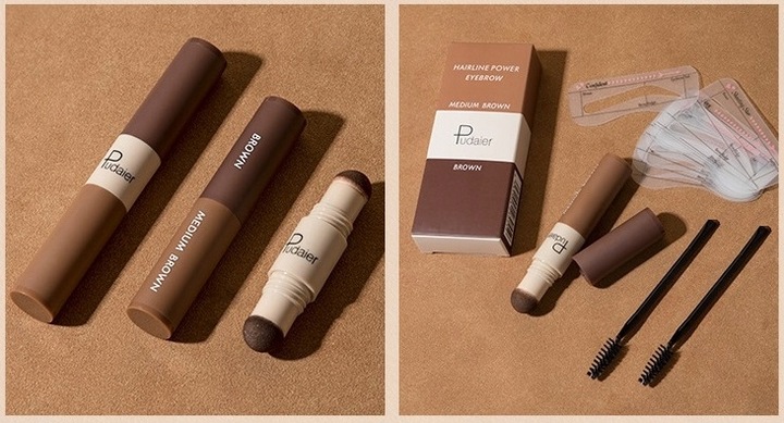 STEMPEL DO BRWI POMADA BRĄZOWY CZARNY 2 KOLORY NR1