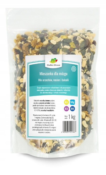 MIESZANKA DLA MÓZGU studencka witamina B1 B6 1kg