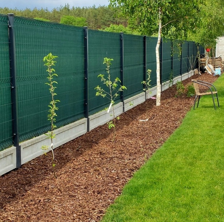 Siatka Cieniująca 1,5x25m Maskująca osłona mata na ogrodzenie płot 90%