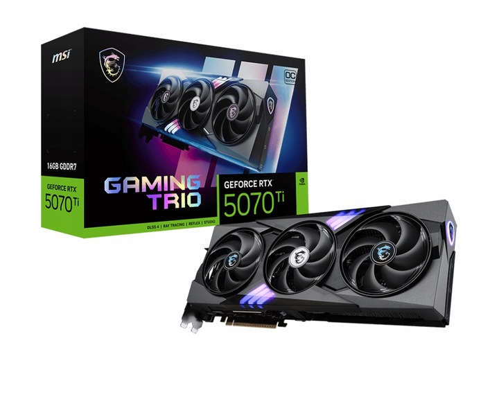 Karta graficzna MSI GeForce RTX 5070 Ti 16G Gaming Trio OC PLUS