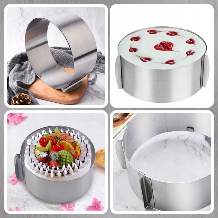 OPASKA DO TORTU REGULOWANA OKRĄGŁA TORTOWNICA RANT