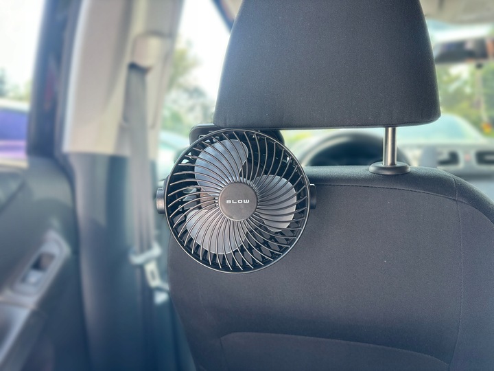 WENTYLATOR BIURKOWY WIATRAK PRZENOŚNY USB KLIPS AKUMULATOR 2400mAh 4