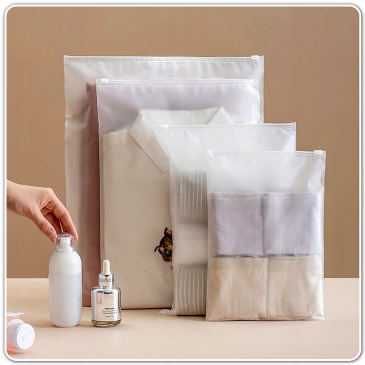 Organizer Podróżny Do Walizki Torby Szafy Zestaw 26 Szt Ubrania I Buty