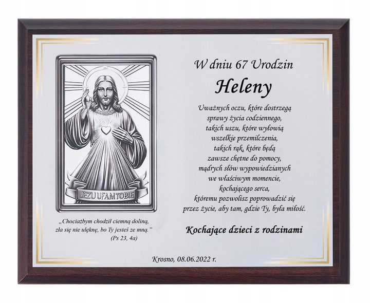 PREZENT NA URODZINY 18 30 40 45 50 60 65 70 80 90 OBRAZ W OZDOBNYM PUDEŁKU