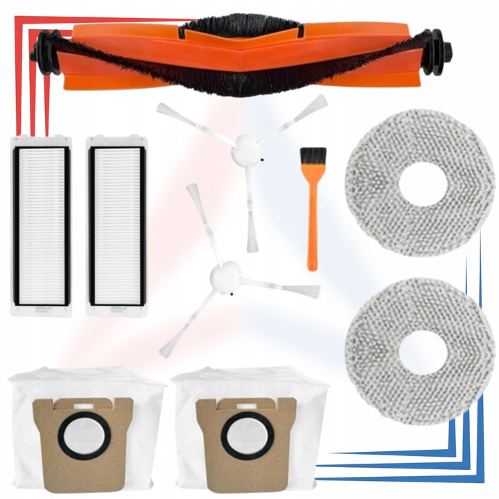 Zestaw do Xiaomi Mi Robot Vacuum X10+/X20+ filtry szczotki mopy worki