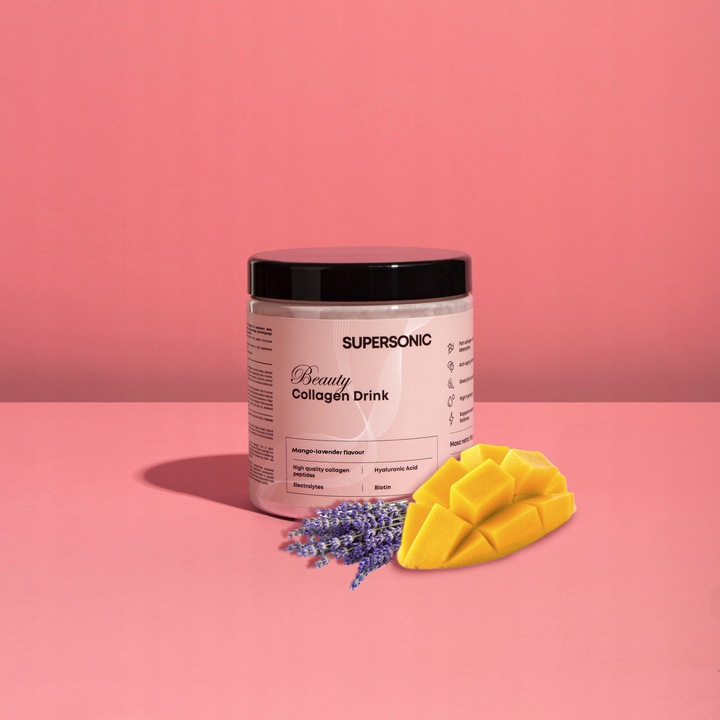 SUPERSONIC Collagen kolagen Beauty Drink Mango