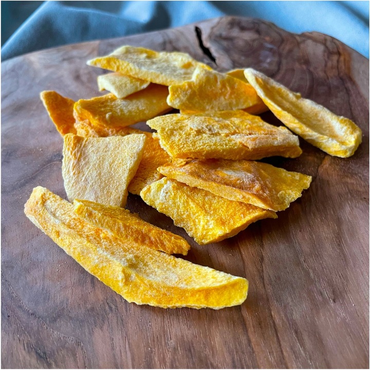 Mango Liofilizowane 100g PLASTRY, suszone mrozem PREMIUM HiFOOD
