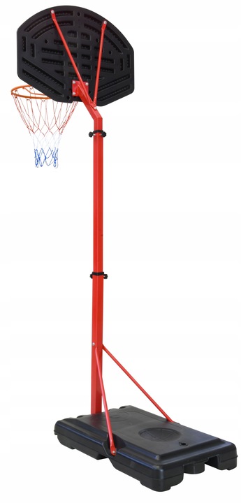 Profesjonalna Tablica do Koszykówki Kosz ze Stojakiem Regulowanym max
