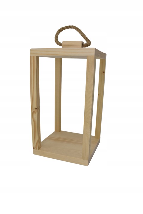 LAMPION DREWNIANY XXL LATARNIA Ślub WESELE , BAZA DO KOMPOZYCJI