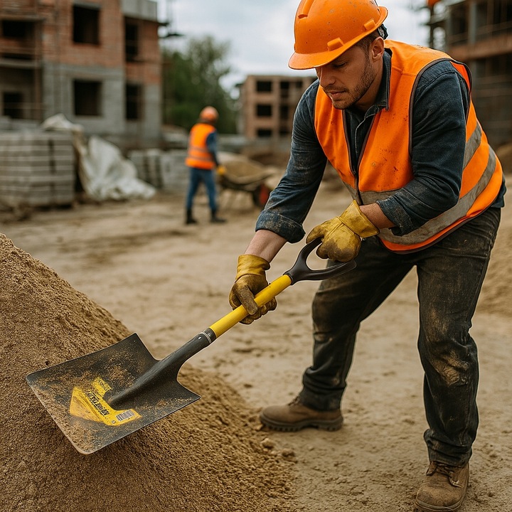 Łopata Szufla Piaskowa 100cm Do Piasku Piaskówka Z Uchwytem Solidna