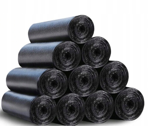 Worki na śmieci czarne do segregacji LDPE BARDZO MOCNE 120L x 100