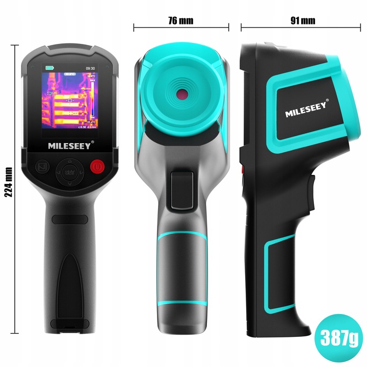 KAMERA TERMOWIZYJNA PRO –20 +550 USB-C 2.8" LCD ALARM CE ZAPIS ZDJĘĆ