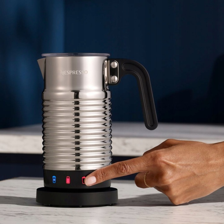 NESPRESSO SPIENIACZ DO MLEKA AEROCCINO 4 SREBRNY