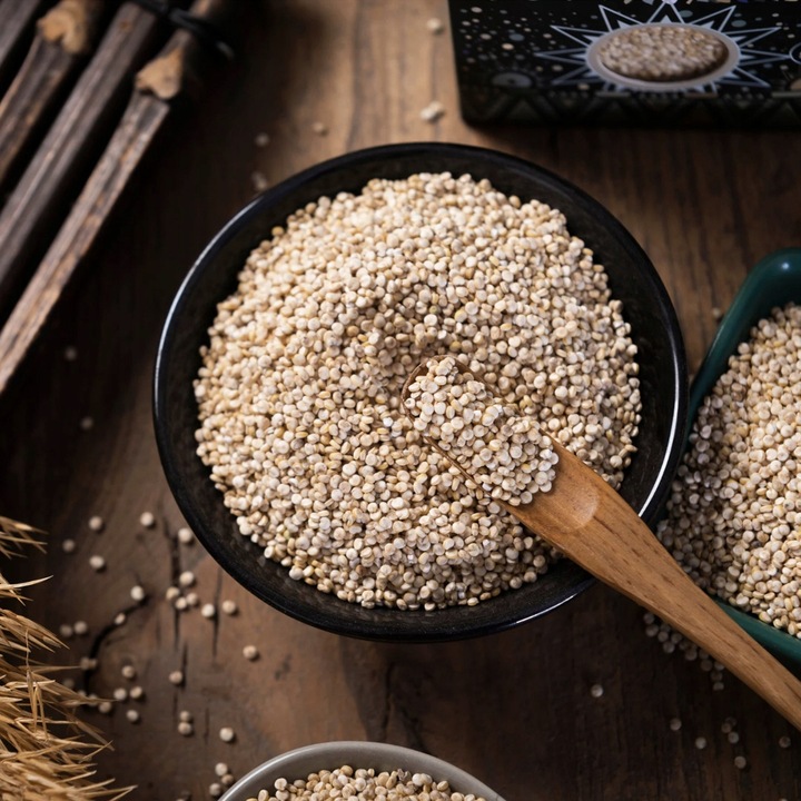 KOMOSA RYŻOWA QUINOA 1kg Biała naturalna bogata w białko jakość Kol-Pol