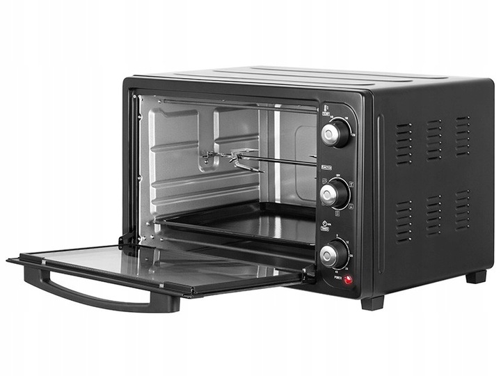 PIEKARNIK ELEKTRYCZNY 48L ROŻNO + GRILL + TERMOOBIEG WOLNOSTOJĄCY