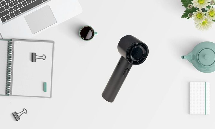 WENTYLATOR WIATRAK MINI WIATRACZEK RĘCZNY PODRÓŻNY PLAŻOWY PRZENOŚNY