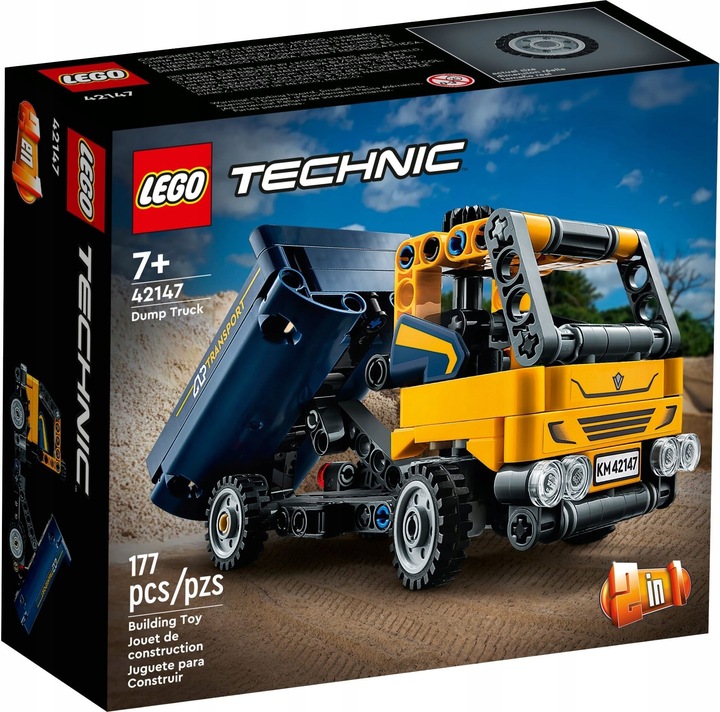 LEGO 42147 TECHNICS Wywrotka Koparka 2w1