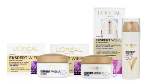 Krem do twarzy 70+ LOreal Ekspert Wieku zestaw