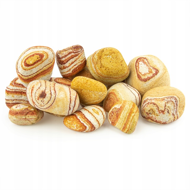 Otoczak Do Akwarium Kolorowy Kamień Zestaw 3kg