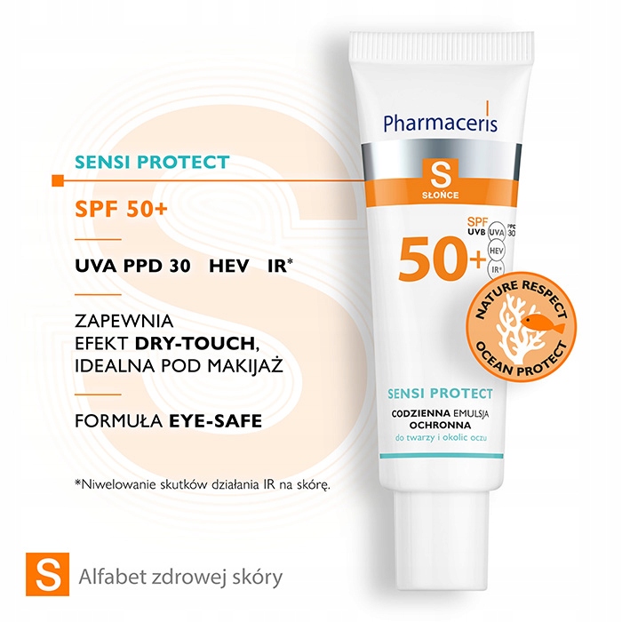 PHARMACERIS S SPF50 SENSI PROTECT CODZIENNA EMULSJA OCHRONNA