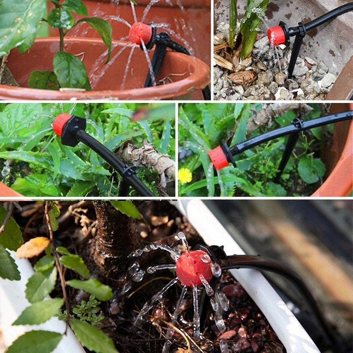 ZESTAW NAWADNIANIA AUTOMATYCZNEGO TRWANIKÓW NAWADNIANIE KROPELKOWE 30M