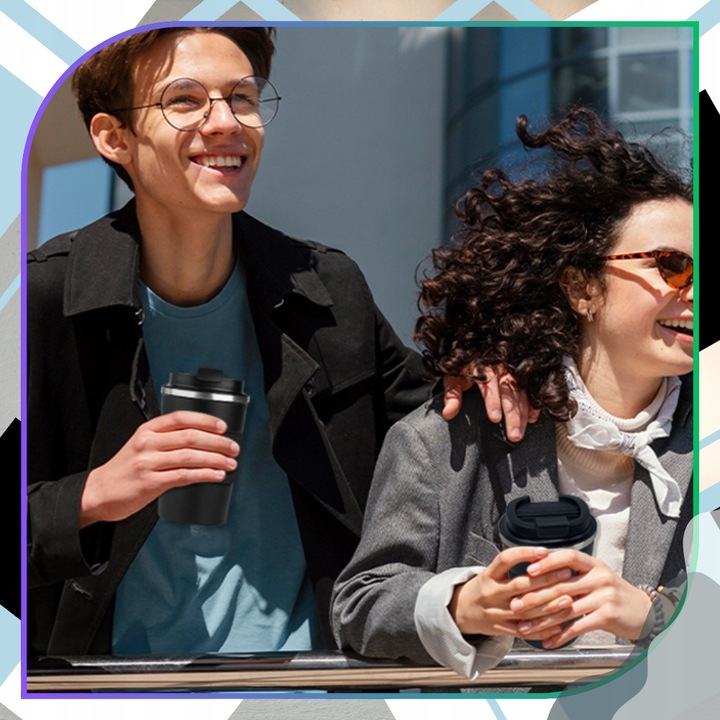 TRESSARI Kubek termiczny duży 510 ml termos na kawę herbatę szczelny