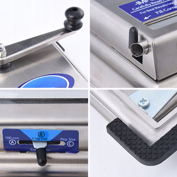 TŁOKOWA MASZYNKA NABIJARKA DO PAPIEROSÓW GILZ 8MM PRECYZYJNE NABIJANIE