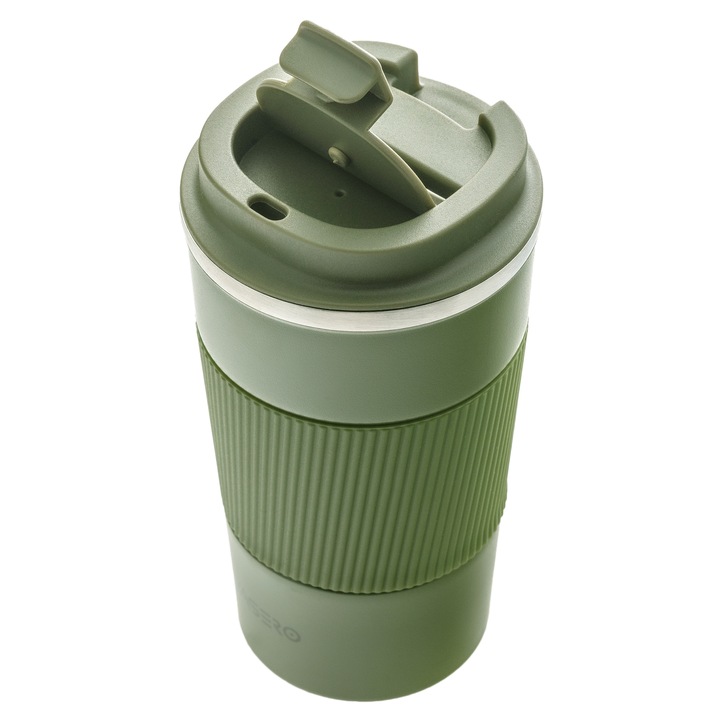 ANTYPOŚLIZGOWY KUBEK TERMICZNY USTNIK TERMOS na herbatę kawę DO SAMOCHODU