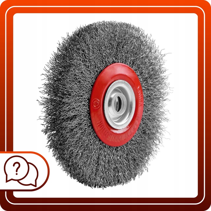 SZCZOTKA DRUCIANA tarczowa do szlifierki stołowej 200 mm Z REDUKCJAMI