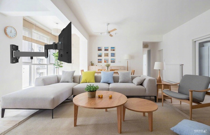 EXTRA MOCNY OBROTOWY UCHWYT DO MONITORA lub TELEWIZORA 10-32 cal