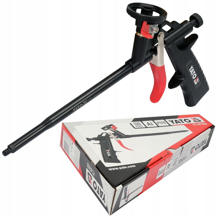 PISTOLET DO PIANKI MONTAŻOWEJ PIANY PISTOLETOWEJ POWLEKANY PTFE YATO