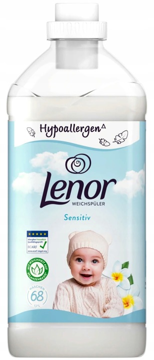 Lenor Sensitiv Hipoalergiczny płyn do płukania 68p 1,7L