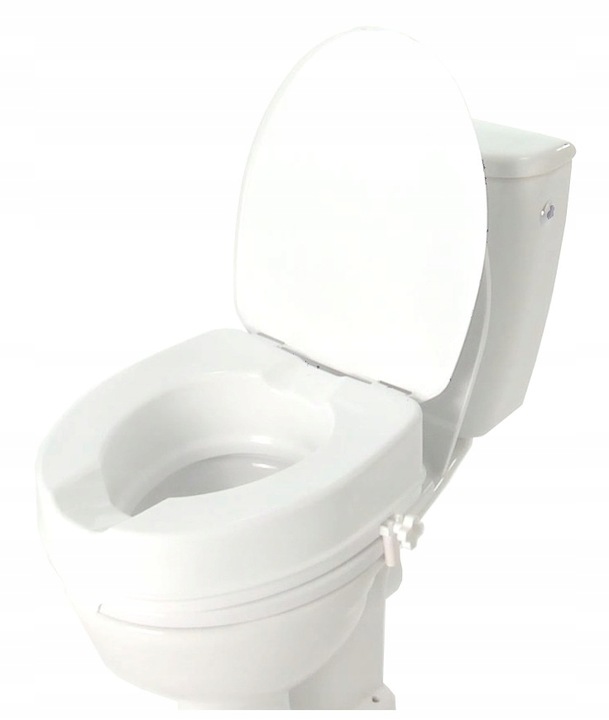 Nakładka WC Nasadka toaletowa z pokrywą Podwyższająca sedes seniora 15cm