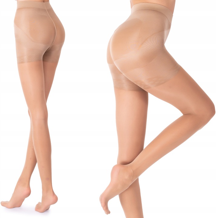 Ekskluzywne Rajstopy PUSH UP 20 DEN Wyszczuplające MODELUJĄCE