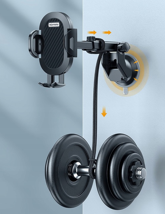 UCHWYT DO SAMOCHODU NA TELEFON SZYBĘ KOKPIT SOMOCHODOWY REGULOWANY