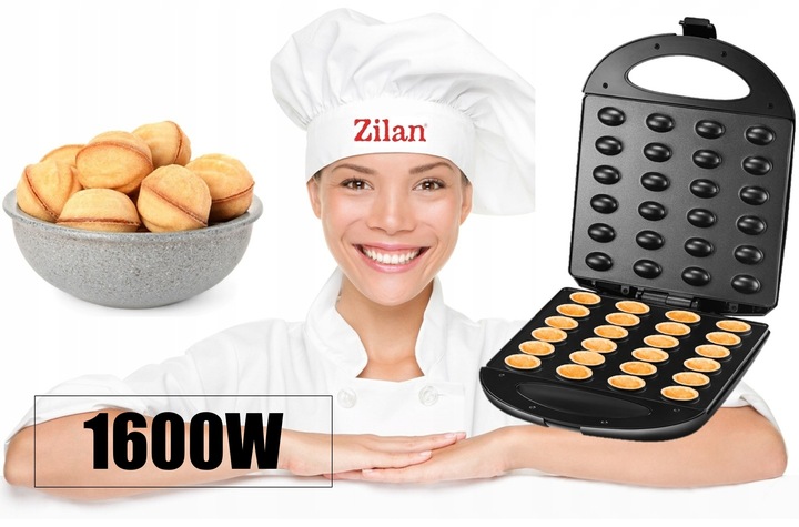 OPIEKACZ DO ORZESZKÓW FORMA NIEPRZYWIERAJĄCA POWŁOKA CIASTEK 24 SZT