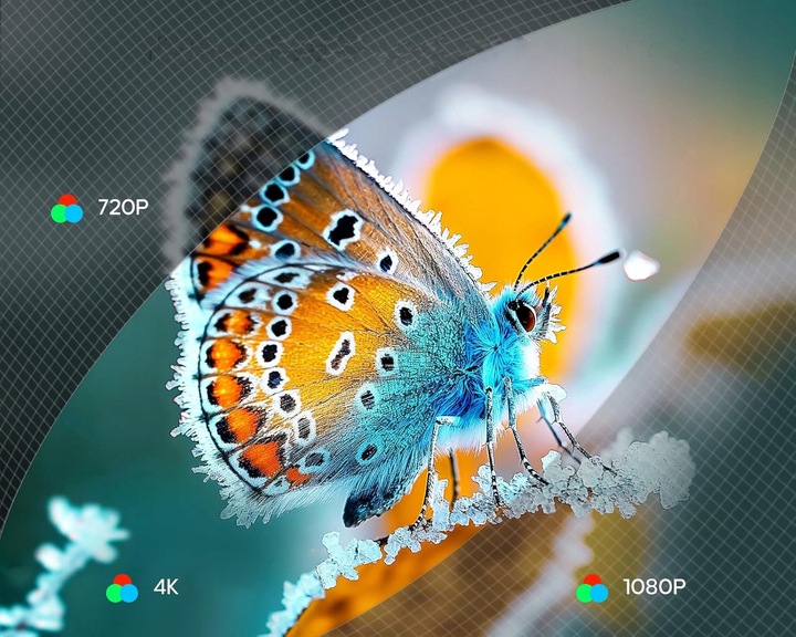 PROJEKTOR ANDROID 4K MINI PRZENOŚNY RZUTNIK WIFI SMART TV OBROTOWY LED FHD