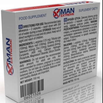 MAN-EXTREME Tabletki na potencje erekcje wzwód WIGOR PRZEZ CAŁĄ NOC!!