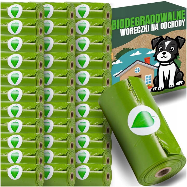 WORECZKI BIODEGRADOWALNE NA PSIE ODCHODY BIO WORKI NA KUPY PSA 360 SZT ETUI