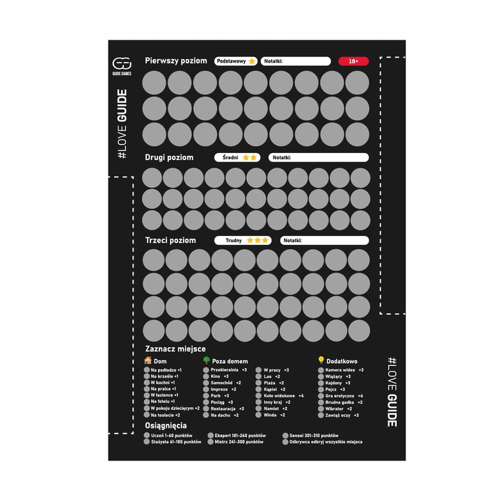 #LOVE GUIDE zdrapka dla par