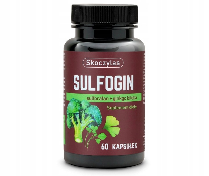 Skoczylas Sulforgan, Ginko Biloba - 60 kapsułek