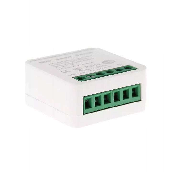 PRZEKAŹNIK WIFI TUYA Włącznik dopuszkowy 16A Smart Life Sterownik światła