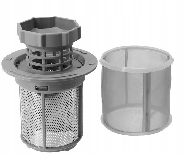 Filtr zmywarki Bosch Siemens, zgrubny + sitko mikrofiltr, 10002494