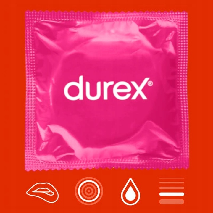 DUREX PLEASURE MIX 40 szt. 2 Różne Rodzaje Prezerwatywy Potęgujące Orgazm