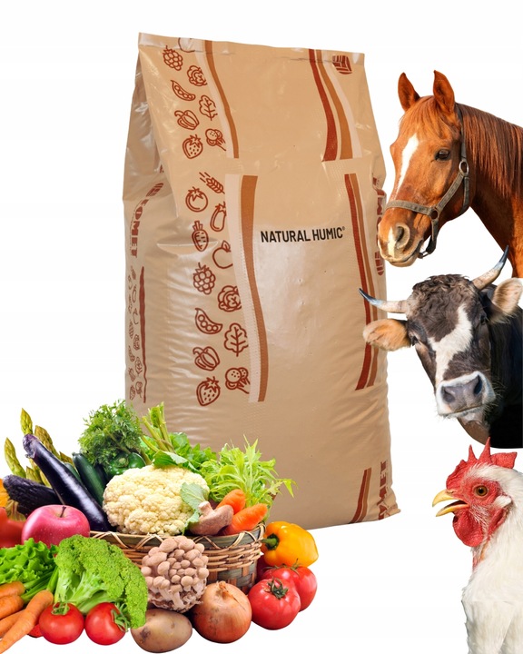 Nawóz organiczny obornik granulowany bydlęcy kurzy koński z humusem