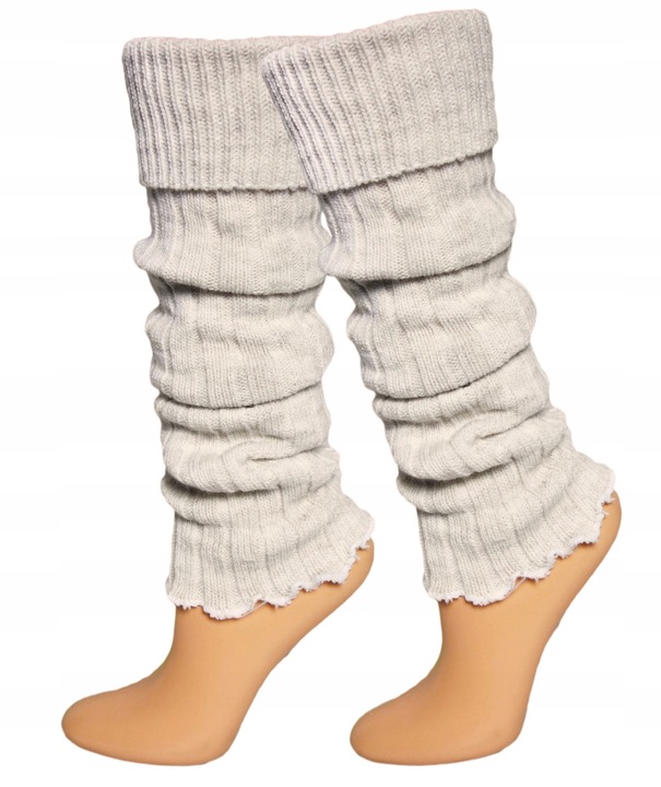 Getry polskie wełniane ocieplacze CERBER melanż