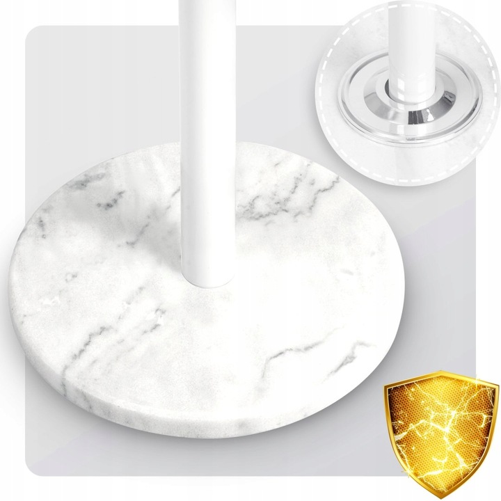 WIESZAK NA UBRANIA STOJĄCY PODŁOGOWY MARMUR CZARNY