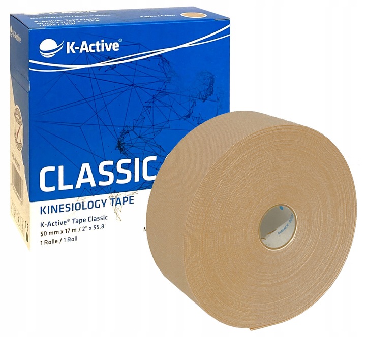 K-Active Kinesiology Tape beżowy 5cm/17m (Nitto)