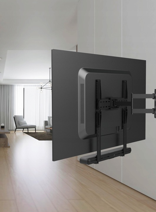 Uchwyt do Głośnika typu Soundbar pod i nad Telewizor Uniwersalny